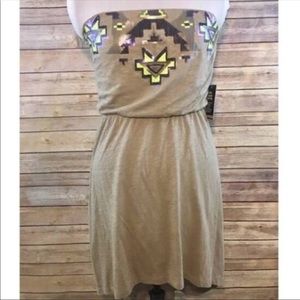 Express Dresses - Aztec sequin lo hi dress Express Dresses - Aztec sequin lo hi dress